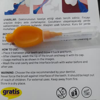 Gratis Benri Arayüz Fırçası Kusurlu Bir Ürün