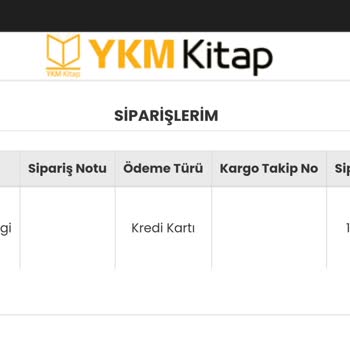 YKMkitap Kitap Sipariş Ettim İki Hafta Oldu Kitaplarım Gönderilmedi