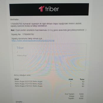 Triber Ürün Tükendi Sorunu Ve İade Talebi