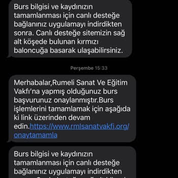 Rumeli Sanat Ve Eğitim Vakfı Sahte Burs Yardımı