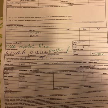 Electrolux Çamaşır Kurutma Makinesi Tamir Sürecinde Yaşanan Aksaklıklar