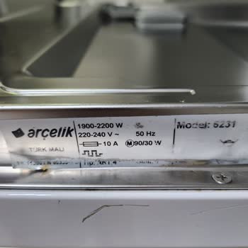 Arçelik 6231 Bulaşık Makinesi