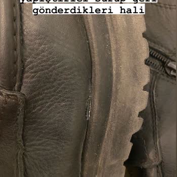 Greyder 1 Aylık Ayakkabının Yanı Açıldı Yapıştırıp Geri Gönderdiler