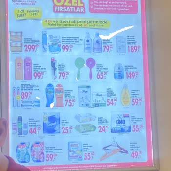 Rossmann İndirim Broşüründeki İndirimleri Kasada Uygulamıyor