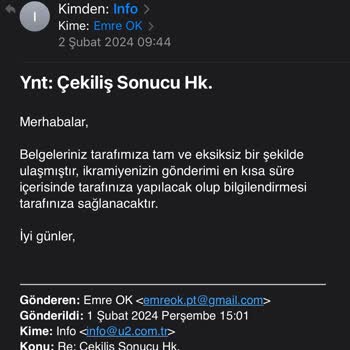 Chery Ve U2 Ajans Kazandığım İkramiyeyi Göndermedi.