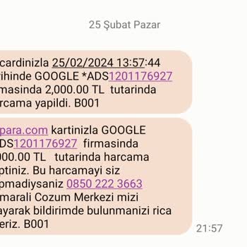 QNB Finansbank Enpara Hesabımdan Bilgim Dışında Para Çekilmesi