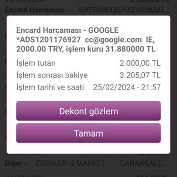 QNB Finansbank Enpara Hesabımdan Bilgim Dışında Para Çekilmesi