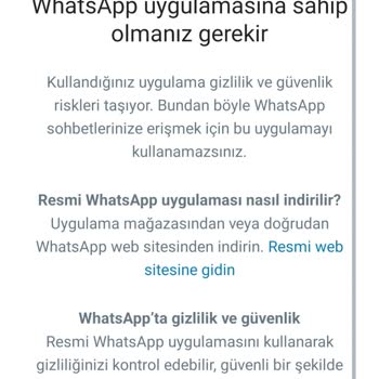GB Whatsapp WhatsApp'a Giremiyorum Numara Hatası Veriyor