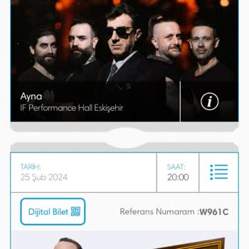 Eskişehir Tolgshow Biletix Uygulaması Koltuk Numarasını Göstermiyor