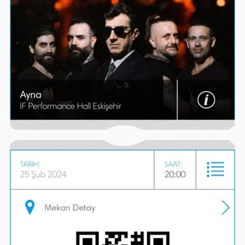 Eskişehir Tolgshow Biletix Uygulaması Koltuk Numarasını Göstermiyor