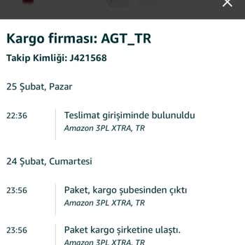 Amazon AGT Kurye Kargo Teslim Yalanı