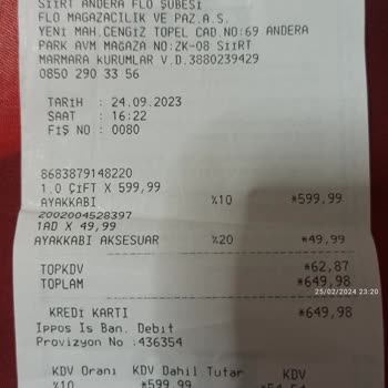 FLO Ayakkabı Kalite Beklentisi Karşılanmadı: Spor Ayakkabı Hayal Kırıklığı