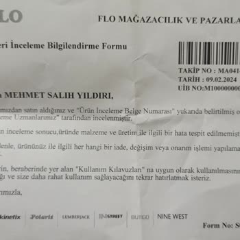 FLO Ayakkabı Kalite Beklentisi Karşılanmadı: Spor Ayakkabı Hayal Kırıklığı