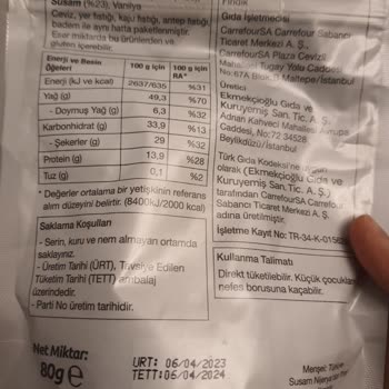 Carrefour SA Klasik Kalite Şikayetleri