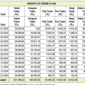 Garanti Bankası Kredi Kullanımı