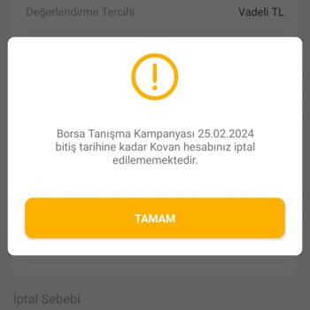 VakıfBank Kovan Hesabı Kapatamama Hatası