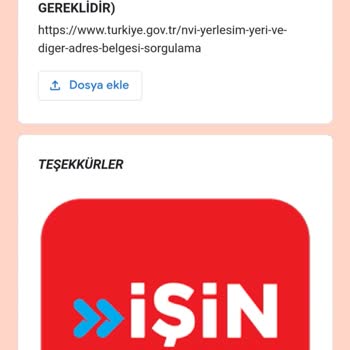 İşin Olsun İş Başvurusu Ve Kimlik Bilgileri Hk.