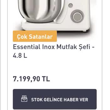 Tefal Hamur Yoğurma Makinesi Düğmesi İlk Kullanımda Kırıldı!