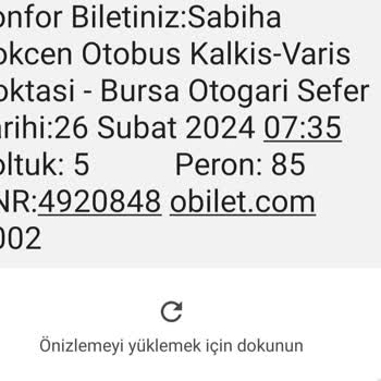 İstanbul Konfor Biletimi İade Etmiyor.
