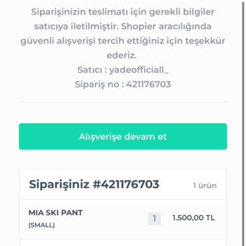 Shopier Ürün Kargoya Verilmedi