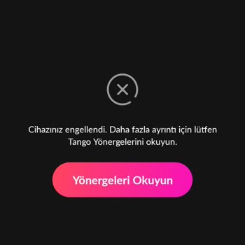 Engellenen Tango Hesabım Ve İade Talebim