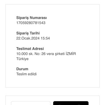 Sportive İade İşlemi Yapmıyor