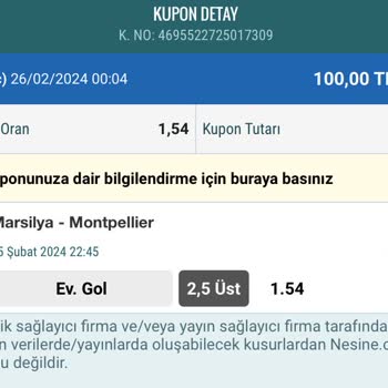 Nesine'den Yapmış Olduğum Bahsi Kazandım Ve Paramı Yatırmadılar!