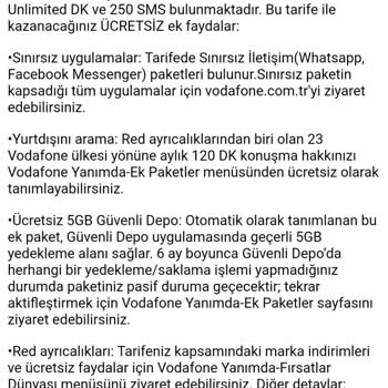 Vodafone Taahhüt Hatasından Kaynaklı Mağduriyet