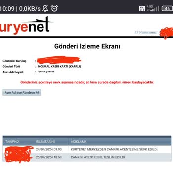 Kuryenet Çankırı 1 Aydır Kart Teslim Etmiyor