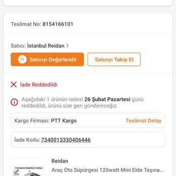 Trendyol Üzerinden Aldığım Araç İçi Elektrikli Süpürge