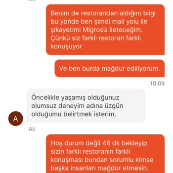 Migros Yemek Canlı Destek İle Mağazanın Farklı Konuşması