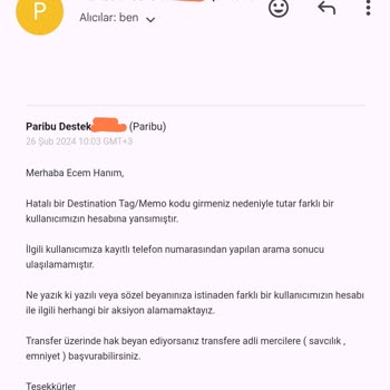 Paribu Hatalı Tag Çözülmüyor