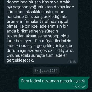 Tuba Butik 4 Aydır İade Sorunu Yaşanan Vasat Butik Deneyimi