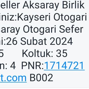 Aksaray Birlik Turizm Bu Firmayı Bir Daha Tercih Etmeyeceğim.