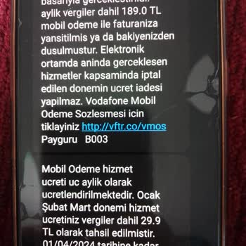 Payguru Vodafone Den İsteğim Dışında Mobil Ödeme Yapmış