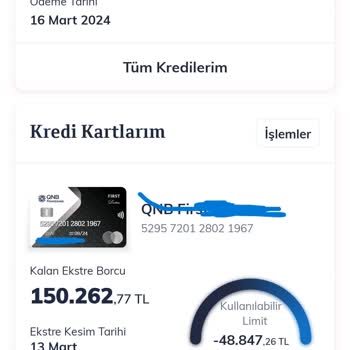 QNB Finansbank'ın Yaptığı Rıza Dışı İşlemler Ve Borç Yapılandırmama