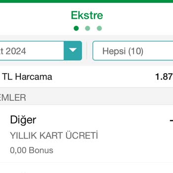 Garanti Bankası Kart Aidatı