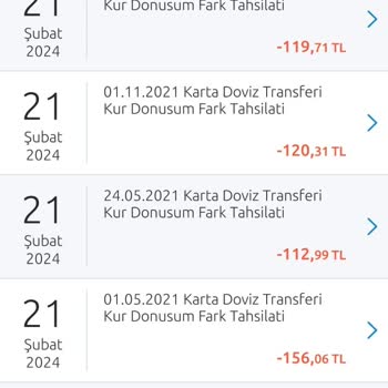 Yapı Kredi Bankasının Haksız Ve İzinsiz Kur Dönüşüm Fark Tahsilatı
