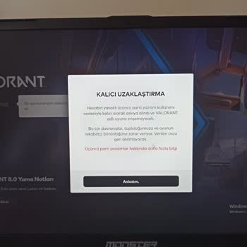 Valorant Hesabım Ban Yedi