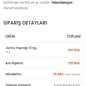 İslahiye Gıda Kargoyu Göndermiyor