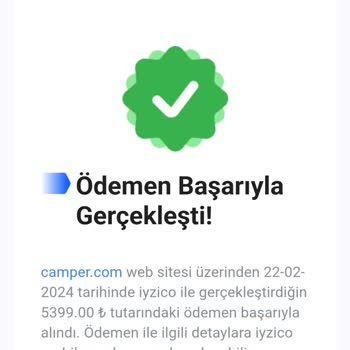 Camper Akıbeti Belli Olmayan Sipariş