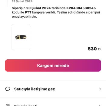 PTT Kargo Eyüp PTT Gardrops Gönderisi