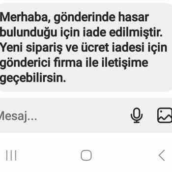 ABC Deterjan Ürünümde Hasar Varmış Mağduriyetimin Giderilmesini Rica Ediyorum