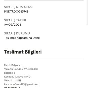 Pandora Mücevher Şikayetlerim Ürün Sıkıntısı