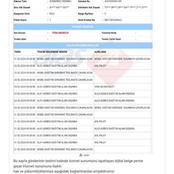 Decathlon Ürün Satıcı Talimatı Üzerine Kargodan Geri Yönlendirildi