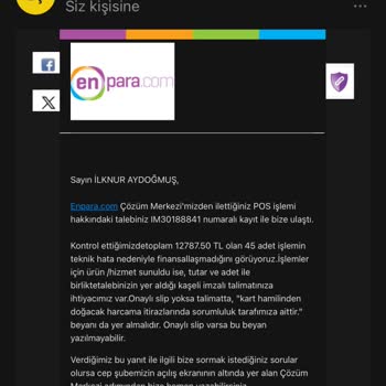 Enpara Pos Çekilen Sliplerin Olduğu Halde Hesapta Görünmemesi