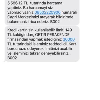 Getir Araç Yapmadığım Hasarı Tarafıma Fatura Etti