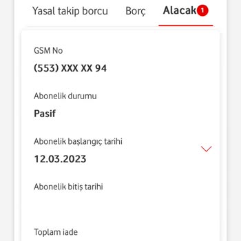 Vodafone İadem 17 Gündür Yapılmıyor