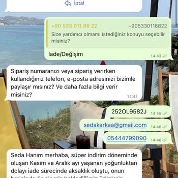 Tuba Butik İade Gerçekleştirmiyor. İnsanları Oyalıyorlar.