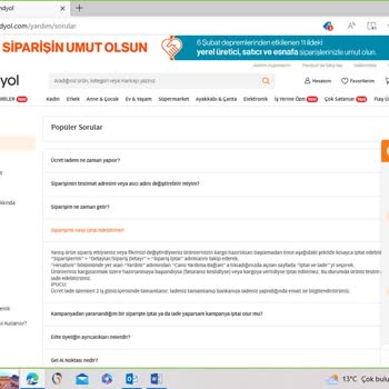 Trendyol Kabul Edilmeyen İade